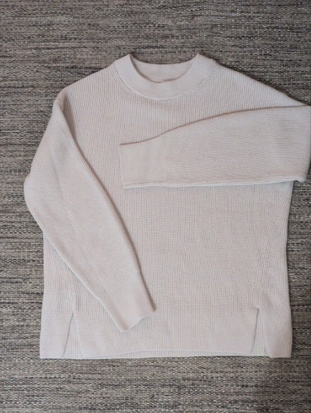LULULEMON Merino Blend Sweater - Size 6, Off White Light Grey